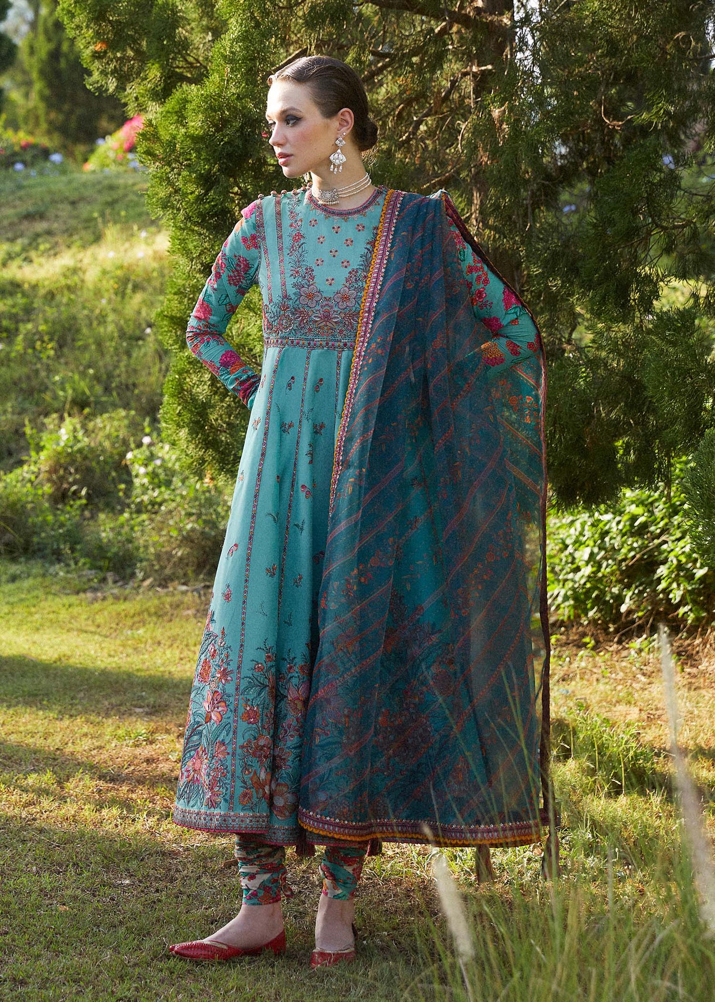 Hussain Rehar | Zaiba-Eid Lawn Collection24 | Jheel - House Of Anaya