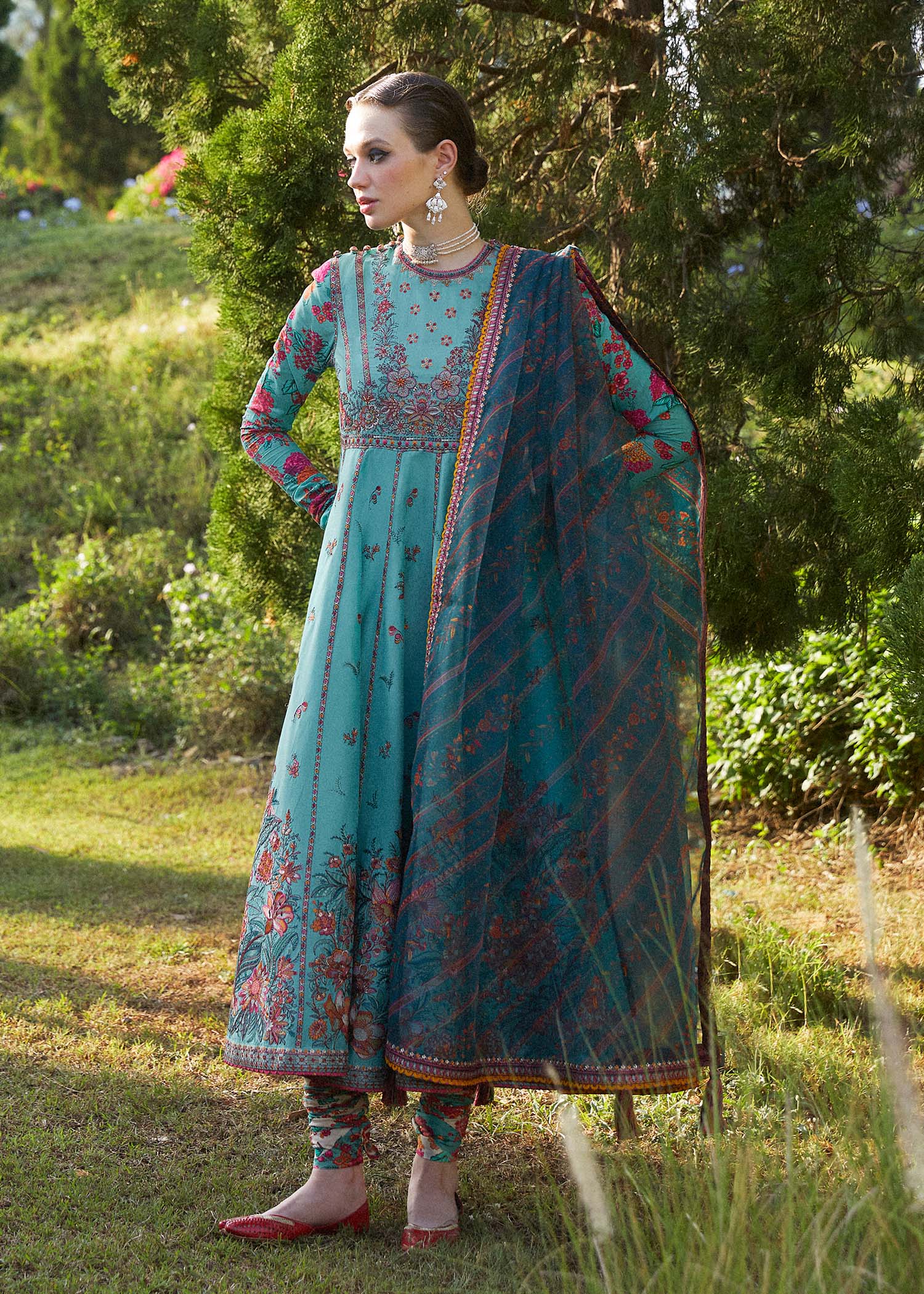 Hussain Rehar | Zaiba-Eid Lawn Collection24 | Jheel - House Of Anaya