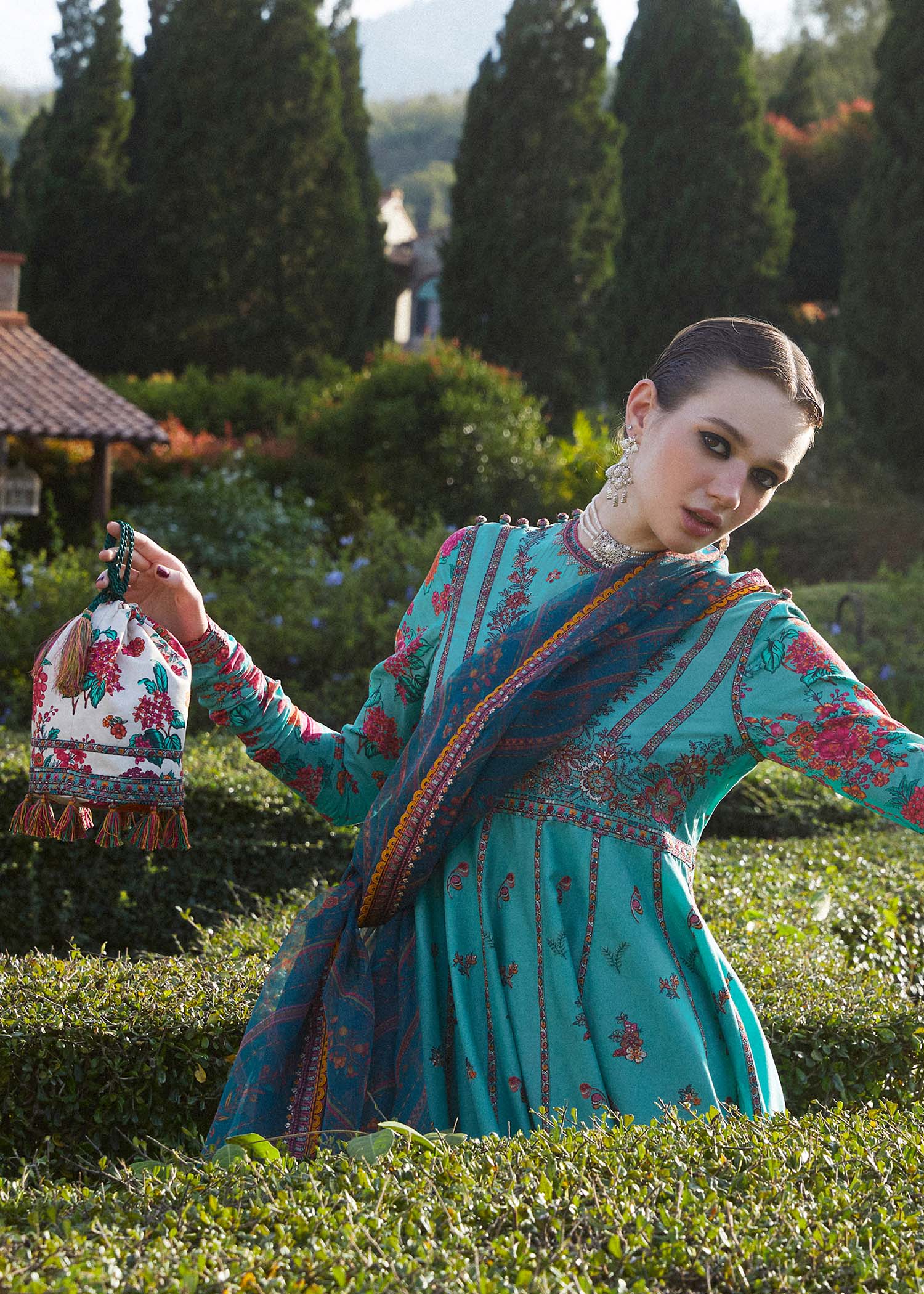 Hussain Rehar | Zaiba-Eid Lawn Collection24 | Jheel - House Of Anaya