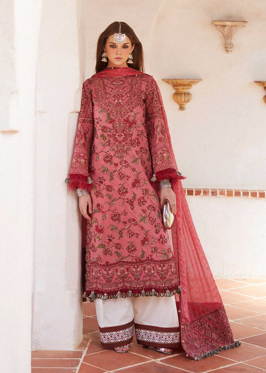Hussain Rehar | Eid Luxury Lawn SS/24 | Layla - House Of Anaya