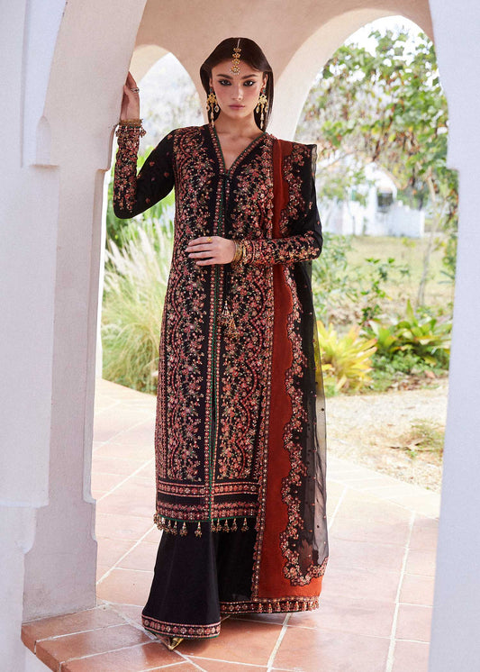 Hussain Rehar | Eid Luxury Lawn SS/24 | Sifouna - House Of Anaya