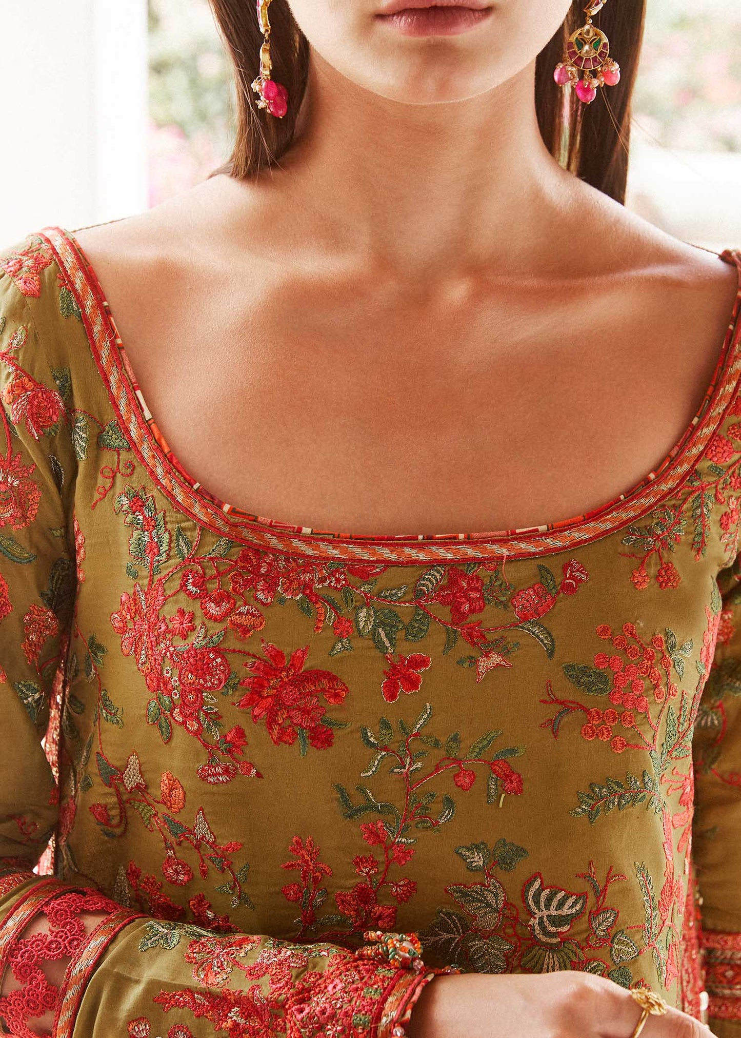 Hussain Rehar | Eid Luxury Lawn SS/24 | Sorbet - House Of Anaya