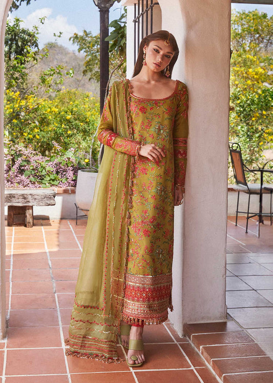 Hussain Rehar | Eid Luxury Lawn SS/24 | Sorbet - House Of Anaya