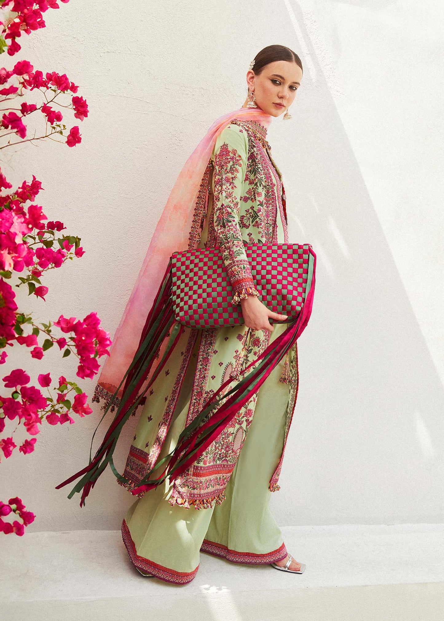 Hussain Rehar | Eid Luxury Lawn SS/24 | Eira - House Of Anaya