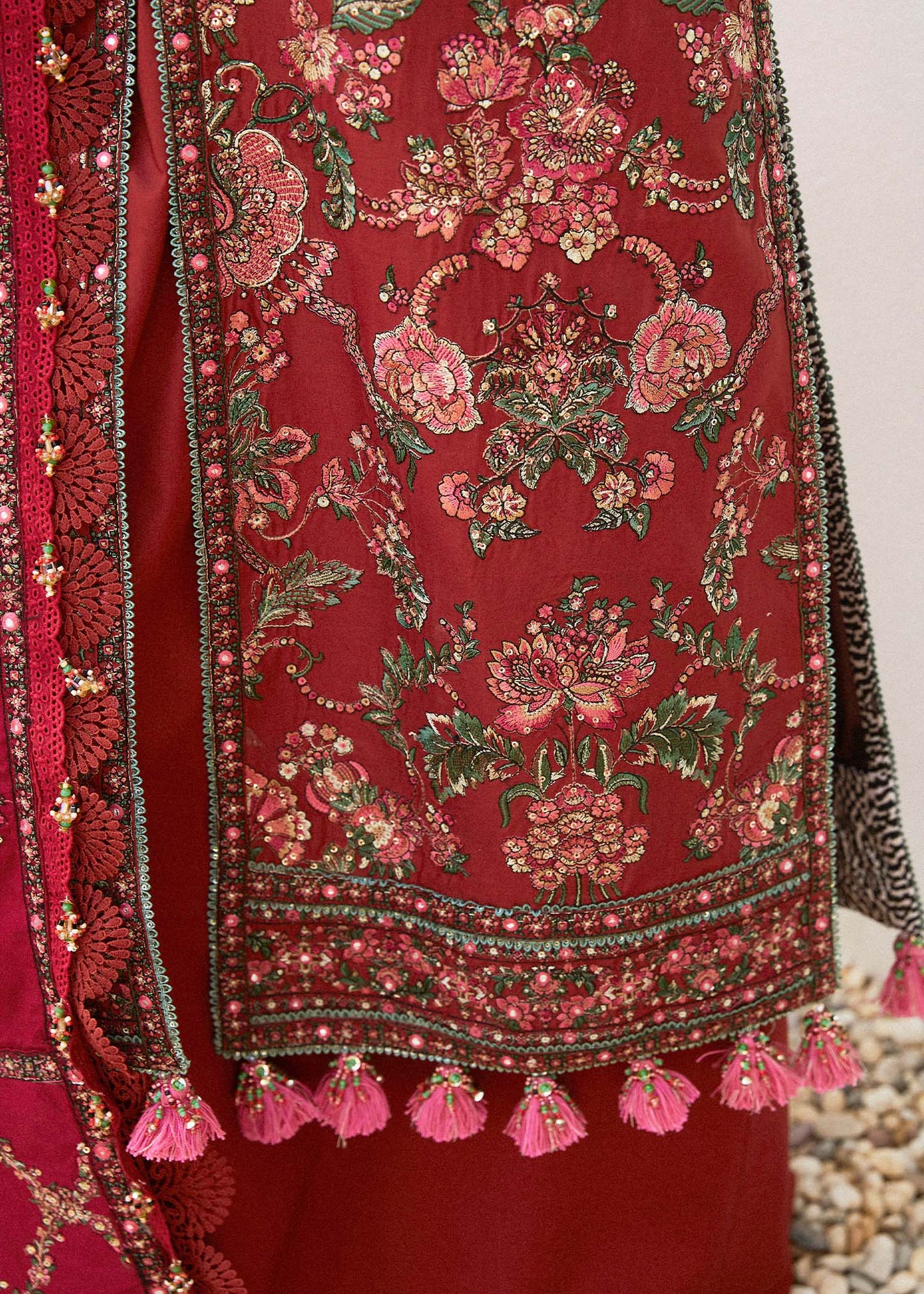 Hussain Rehar | Eid Luxury Lawn SS/24 | Ruhi - House Of Anaya