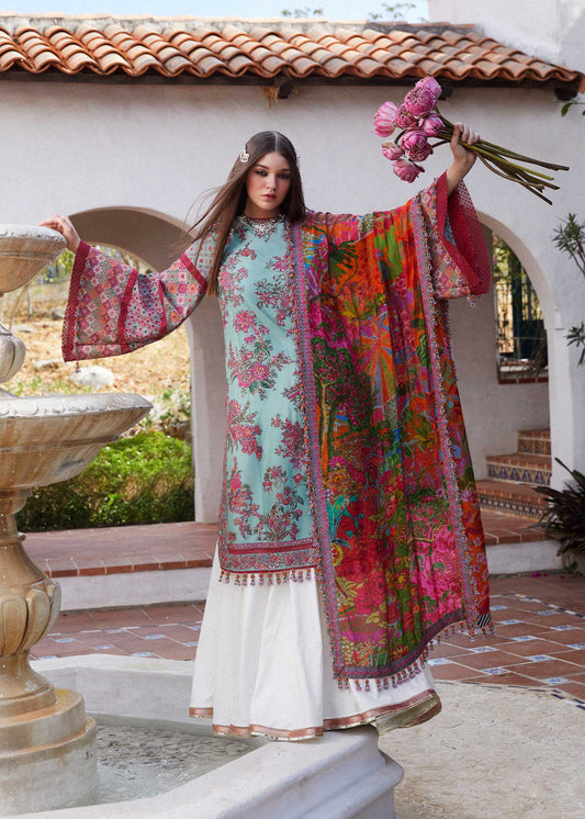 Hussain Rehar | Eid Luxury Lawn SS/24 | Floret - House Of Anaya