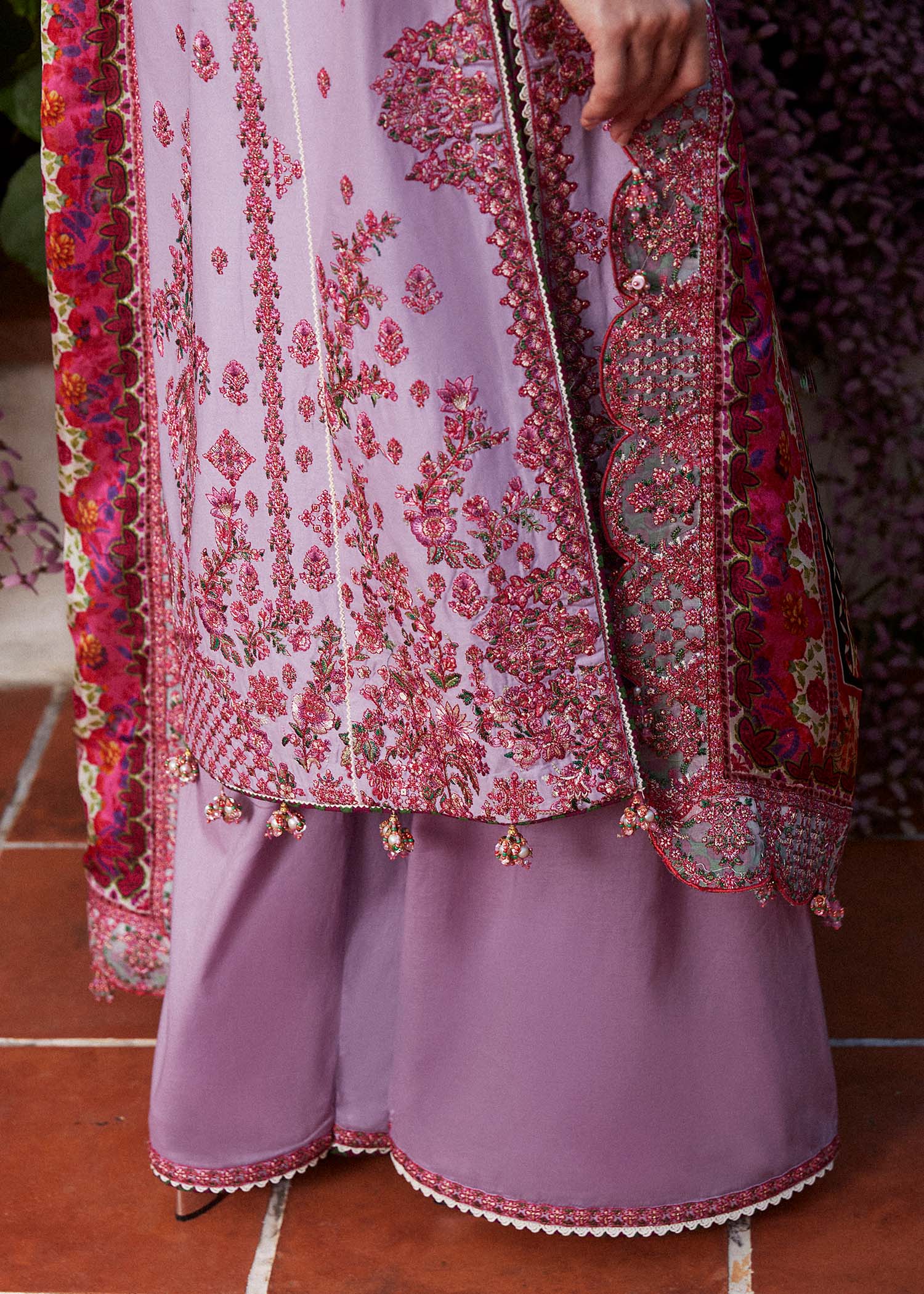 Hussain Rehar | Eid Luxury Lawn SS/24 | Ayzel - House Of Anaya
