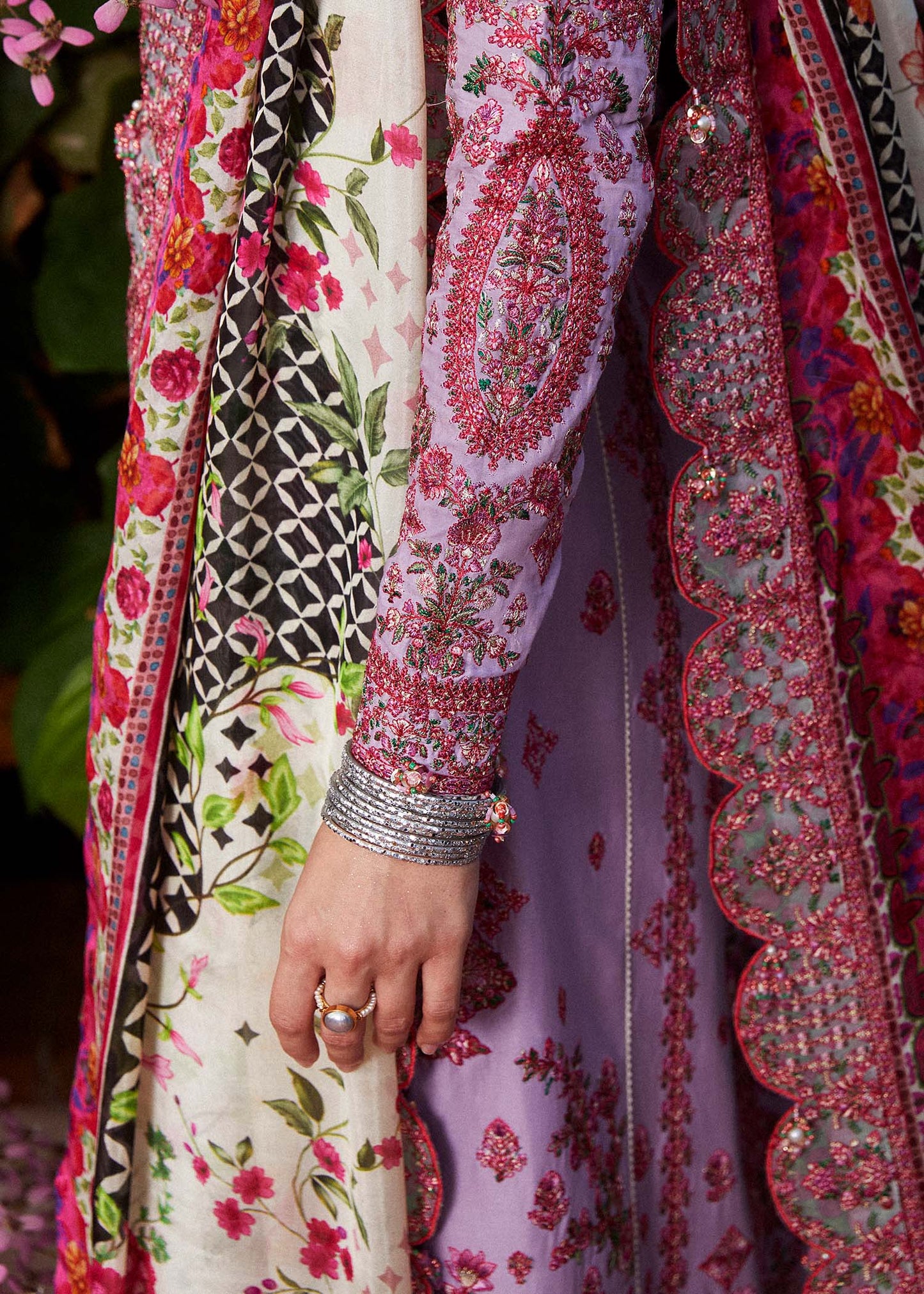 Hussain Rehar | Eid Luxury Lawn SS/24 | Ayzel - House Of Anaya