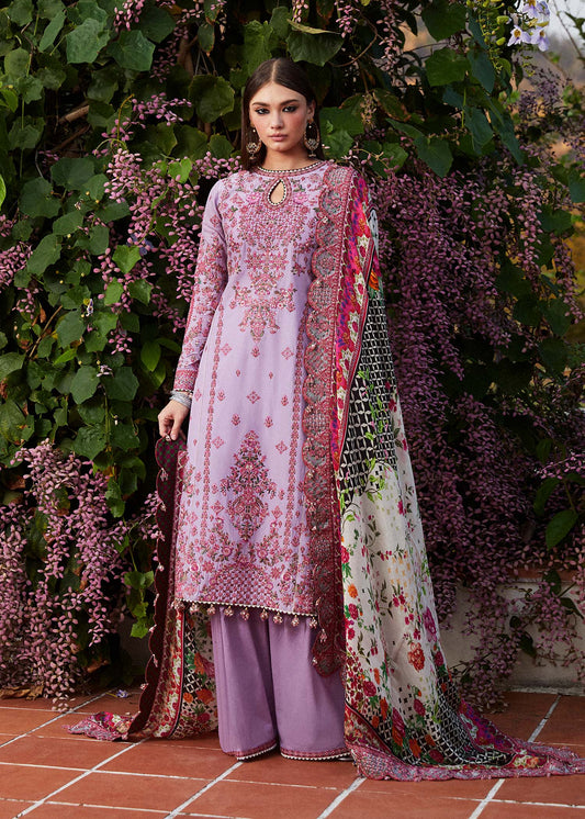 Hussain Rehar | Eid Luxury Lawn SS/24 | Ayzel - House Of Anaya