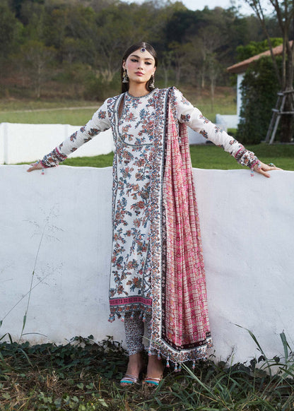 Hussain Rehar | Eid Luxury Lawn SS/24 | Elara - House Of Anaya