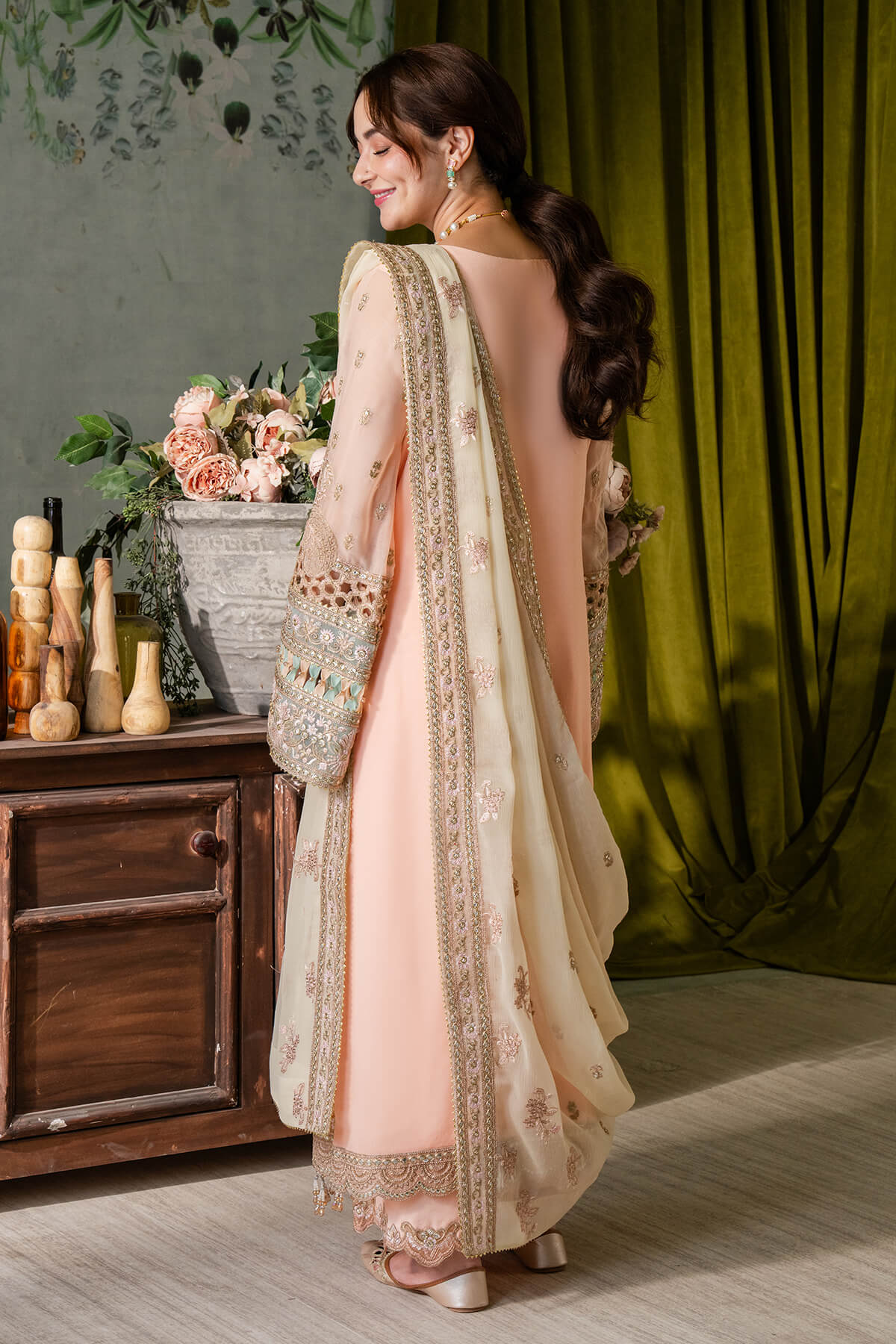 Imrozia Premium | Naina Chiffon | I-193 Kashud - House Of Anaya