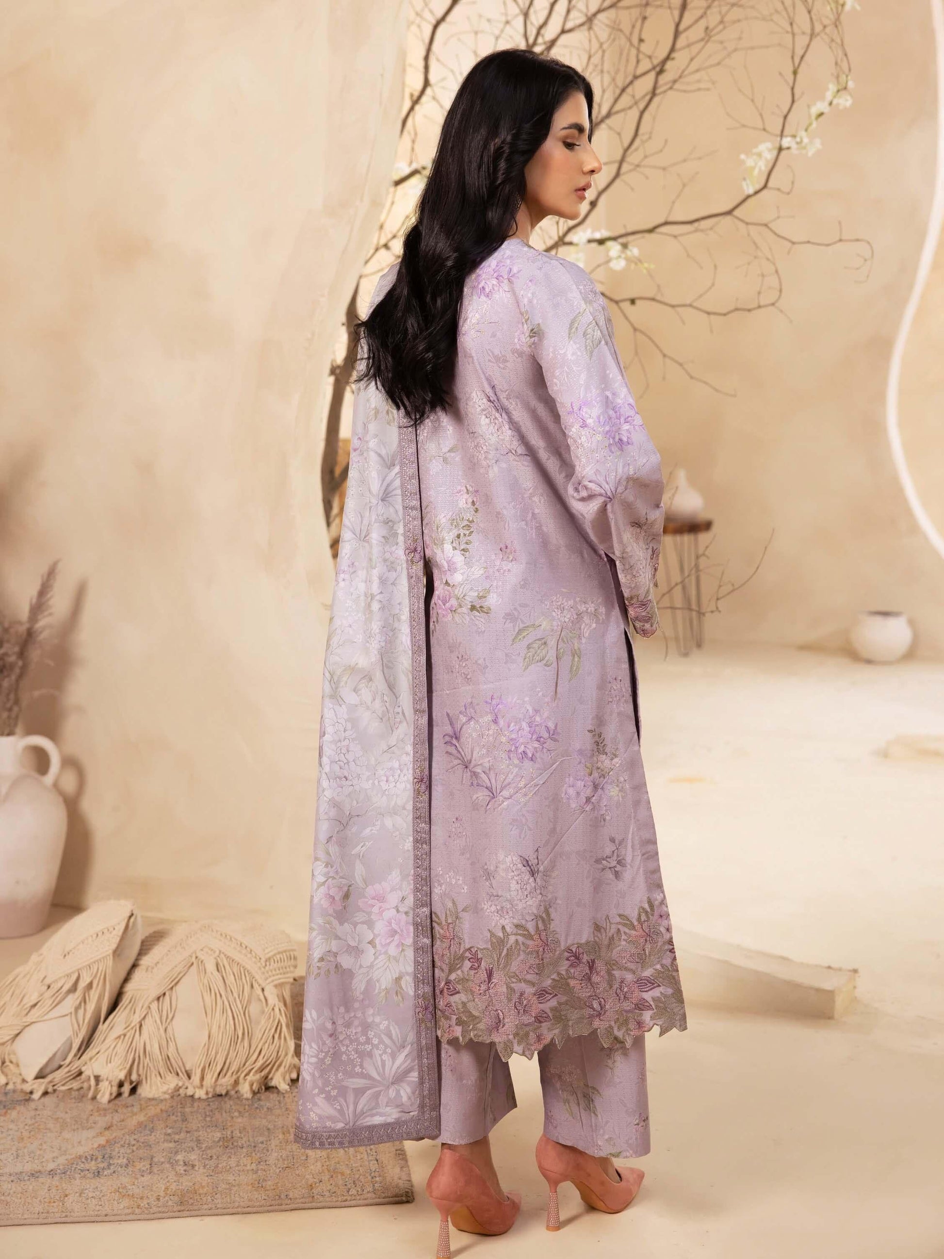 IZNIK Embroidered Winter Viscose 3Pc Suit ILW-05 Anais - House Of Anaya