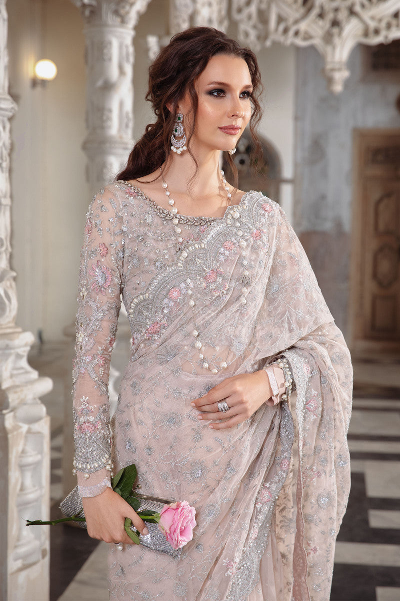 Maria B. Couture Pale Pink MC-050 - Riwayat-e-khas
