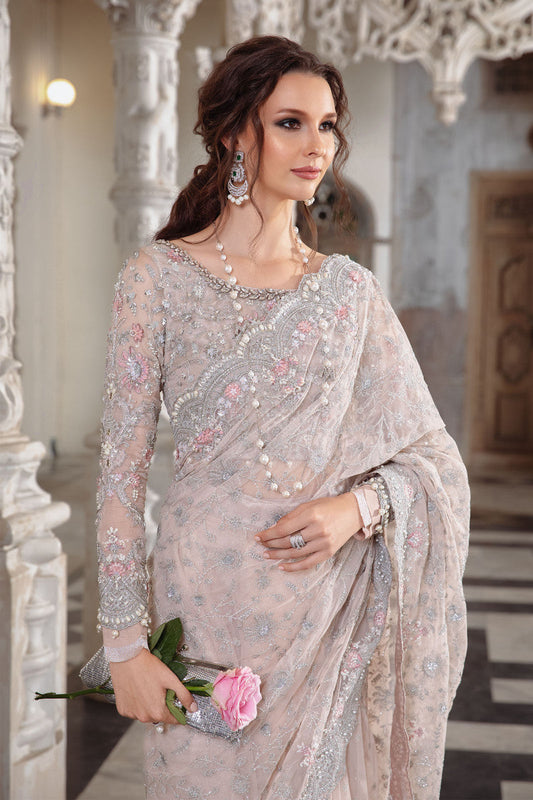Maria B. Couture Pale Pink MC-050 - Riwayat-e-khas
