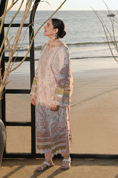 Qalamkar - SAAHIL LUXURY LAWN’23 - SP-14 BRIA - TC-357 - Riwayat-e-khas