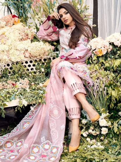 Maryam Hussain – LUXURY LAWN ’23 – L23-07 – BLOOM - Riwayat-e-khas