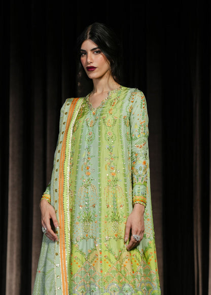 Crimson | Crimson Eid Prints | Rangralli - Lime