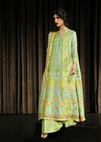 Crimson | Crimson Eid Prints | Rangralli - Lime