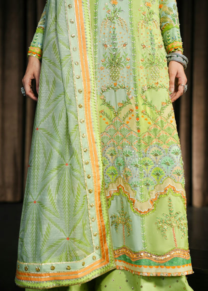 Crimson | Crimson Eid Prints | Rangralli - Lime