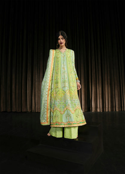 Crimson | Crimson Eid Prints | Rangralli - Lime