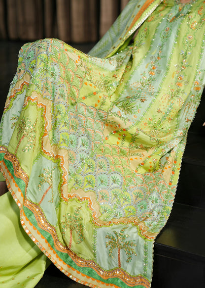 Crimson | Crimson Eid Prints | Rangralli - Lime