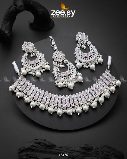 Elisa Silver Necklace - Libasekhas