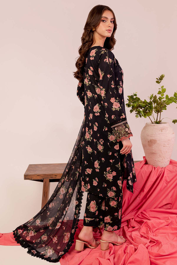 Farasha | Printed Essentials | Black Scarlet