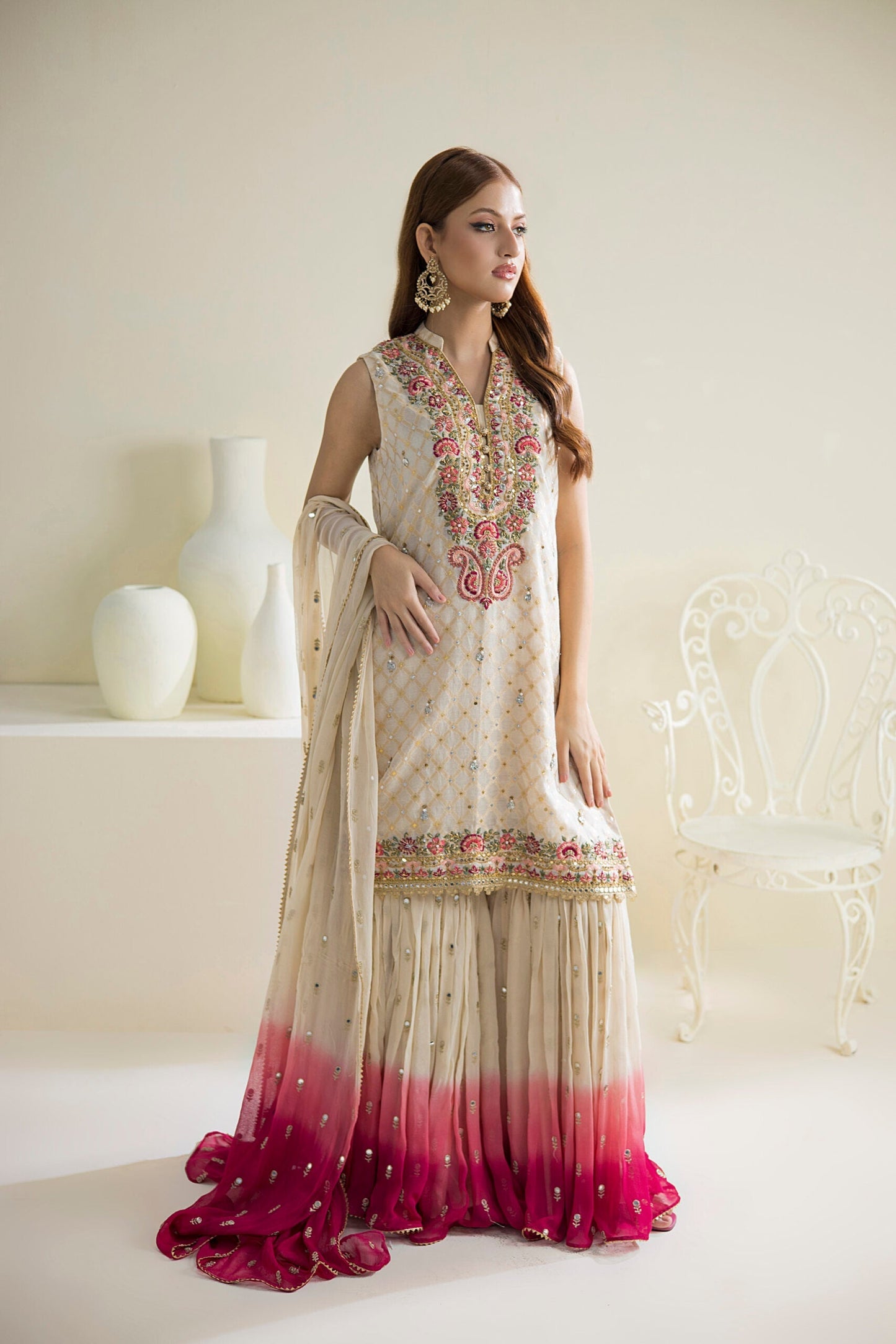 Farhat Jahan | Luxury Pret | Chaandni - House Of Anaya