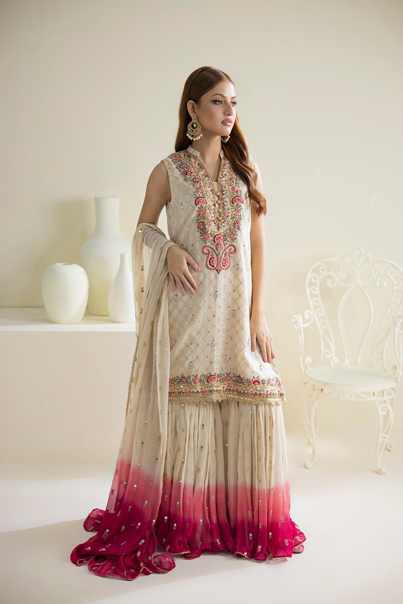 Farhat Jahan | Luxury Pret | Chaandni - House Of Anaya