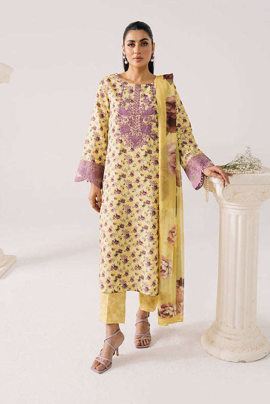 Imrozia Premium | Floral Atelier Lawn | IPL-16 Jasmine Atelier