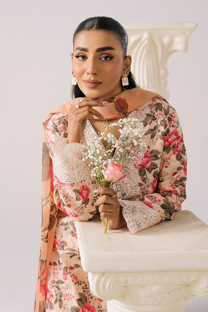 Imrozia Premium | Lawn 26 | IPL-19 Fleur Pastelle