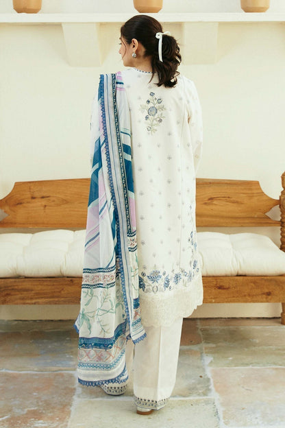 Zara Shahjahan | Coco Lawn Eid Edit 24 | IVORY-D4 - House Of Anaya