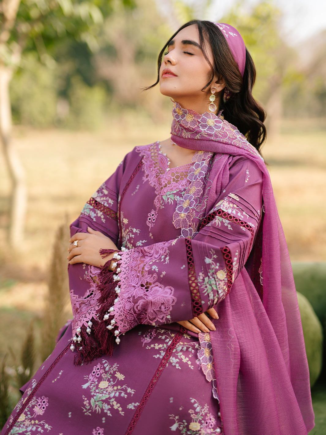 Parishay | Ivy Bloom Luxury Lawn | IVY-13