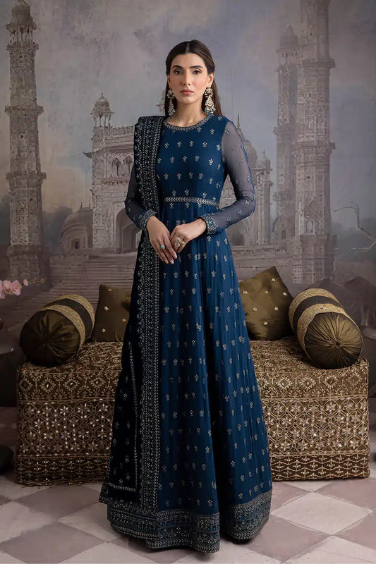 Iznik | Festive Velvet 23 | IV-25 RAQS - House Of Anaya
