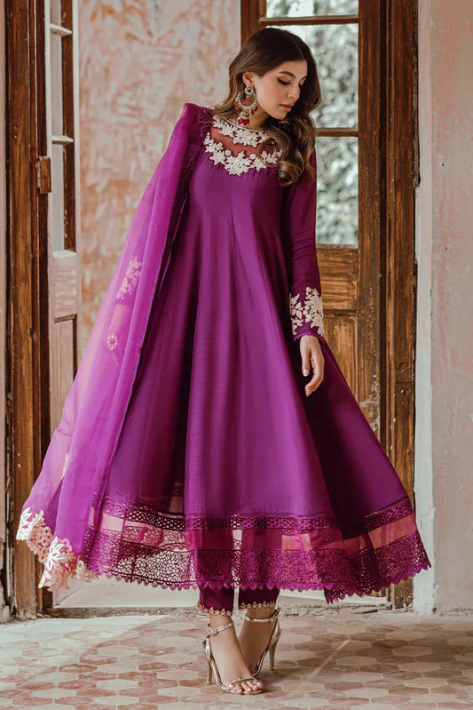 Azure | Embroidered Formals | Imperial Plum - House Of Anaya