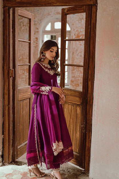 Azure | Embroidered Formals | Imperial Plum - House Of Anaya