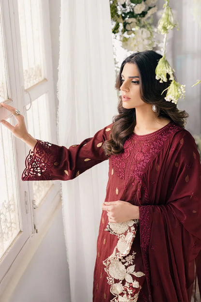 Azure | Ensembles Embroidered Formals | Imperial Wine - House Of Anaya