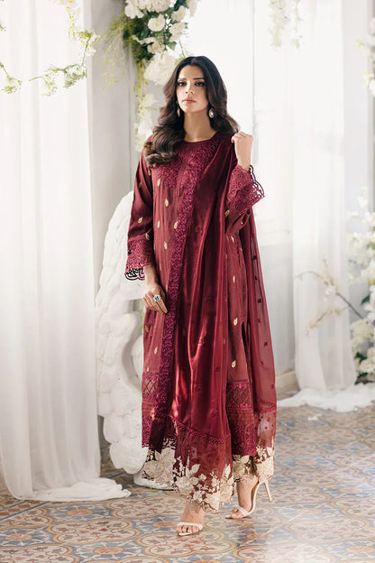 Azure | Ensembles Embroidered Formals | Imperial Wine - House Of Anaya