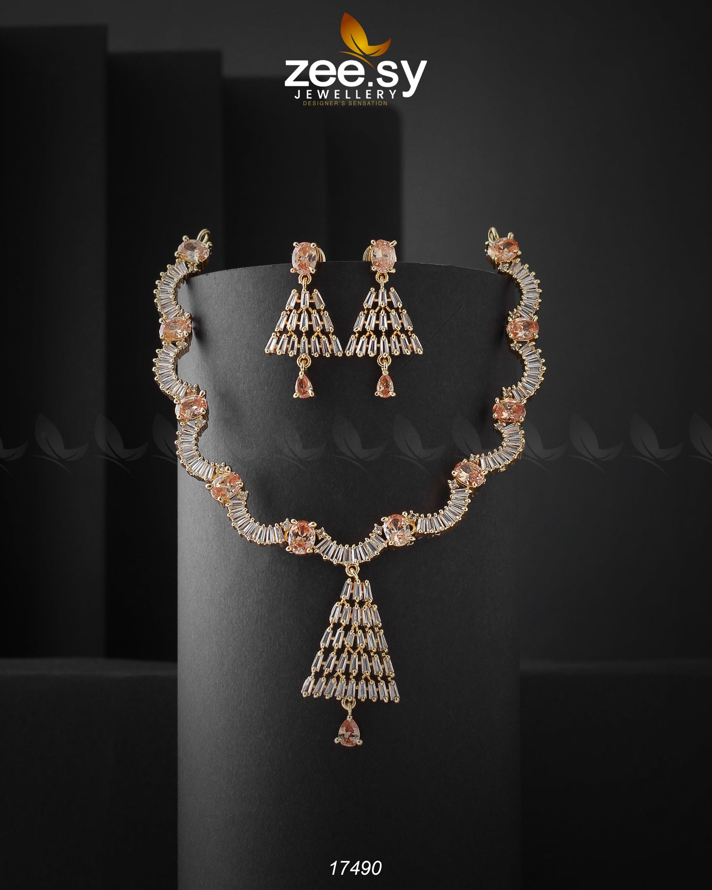 Italian Zircon Necklace - Libasekhas