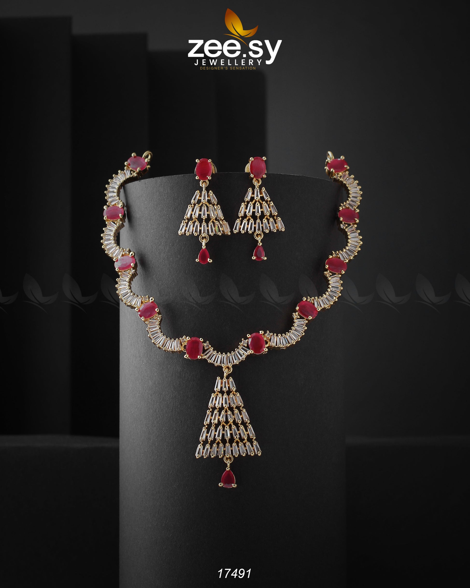 Italian Zircon Necklace - Libasekhas