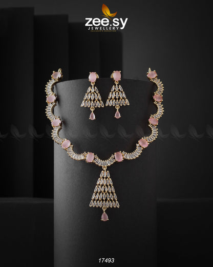 Italian Zircon Necklace - Libasekhas
