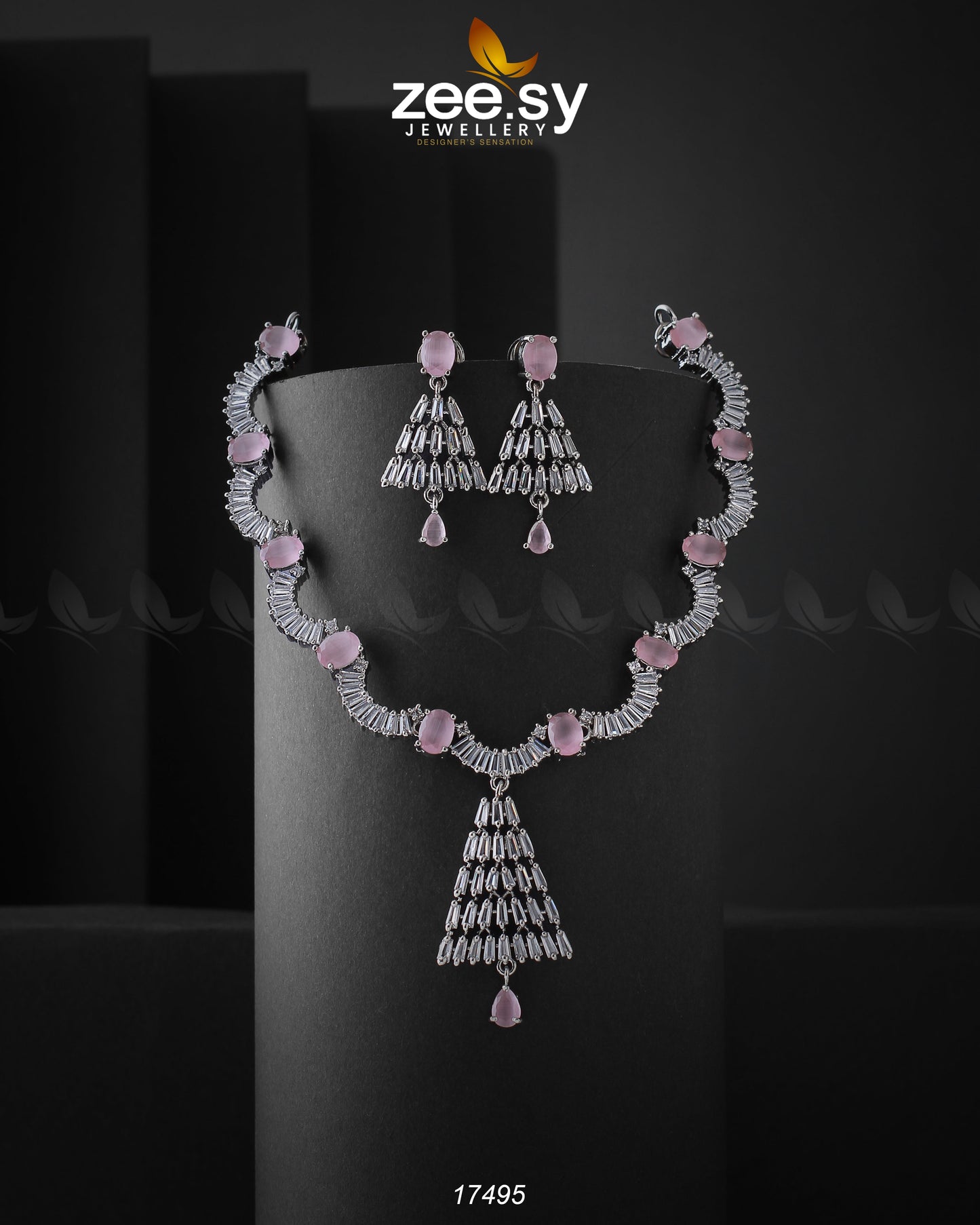 Italian Zircon Necklace - Libasekhas