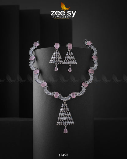 Italian Zircon Necklace - Libasekhas
