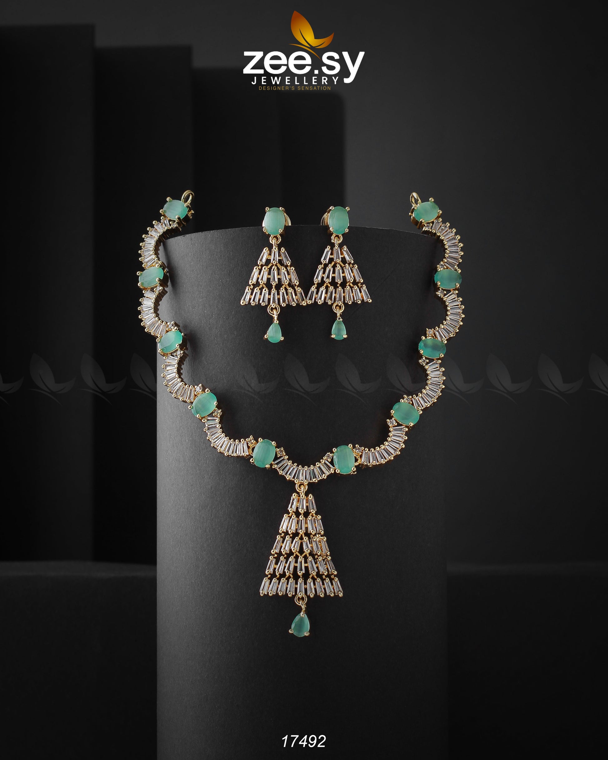 Italian Zircon Necklace - Libasekhas