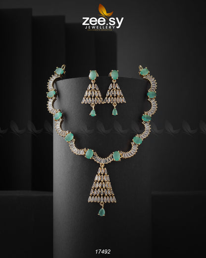 Italian Zircon Necklace - Libasekhas