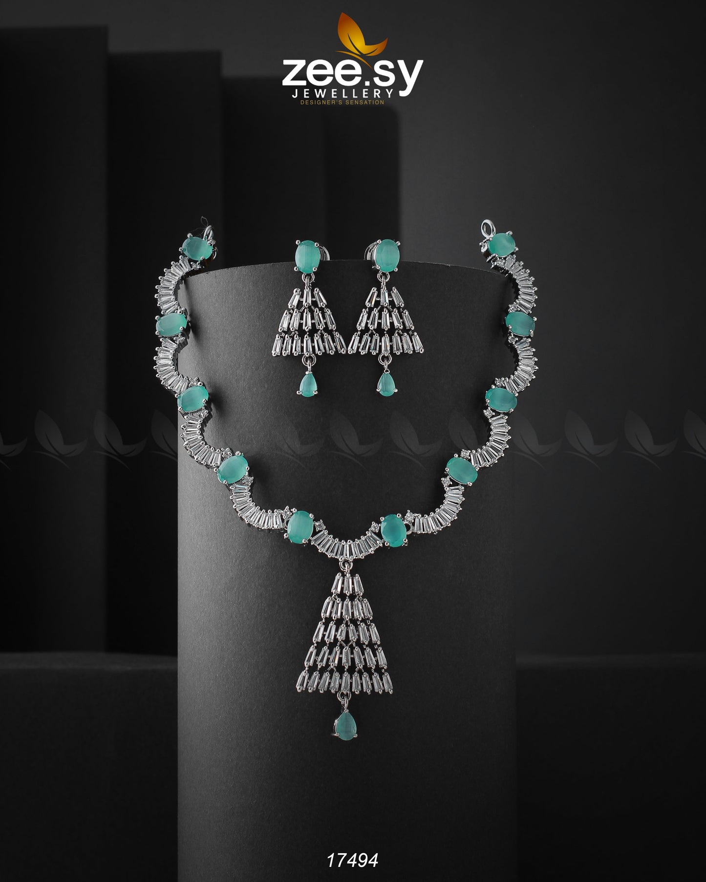 Italian Zircon Necklace - Libasekhas