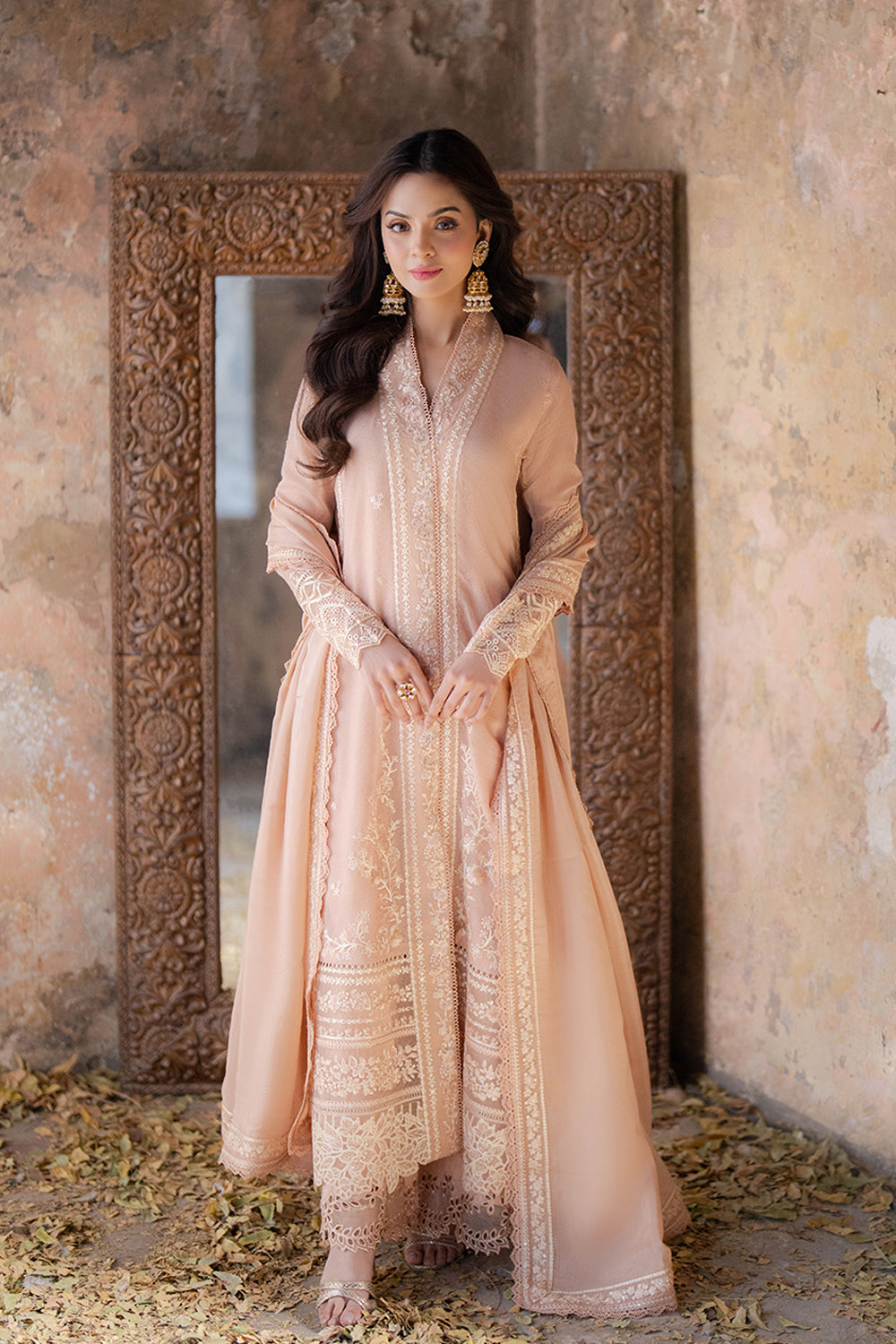 Azure | Ensembles Embroidered Formals | Ivory Whisper - House Of Anaya