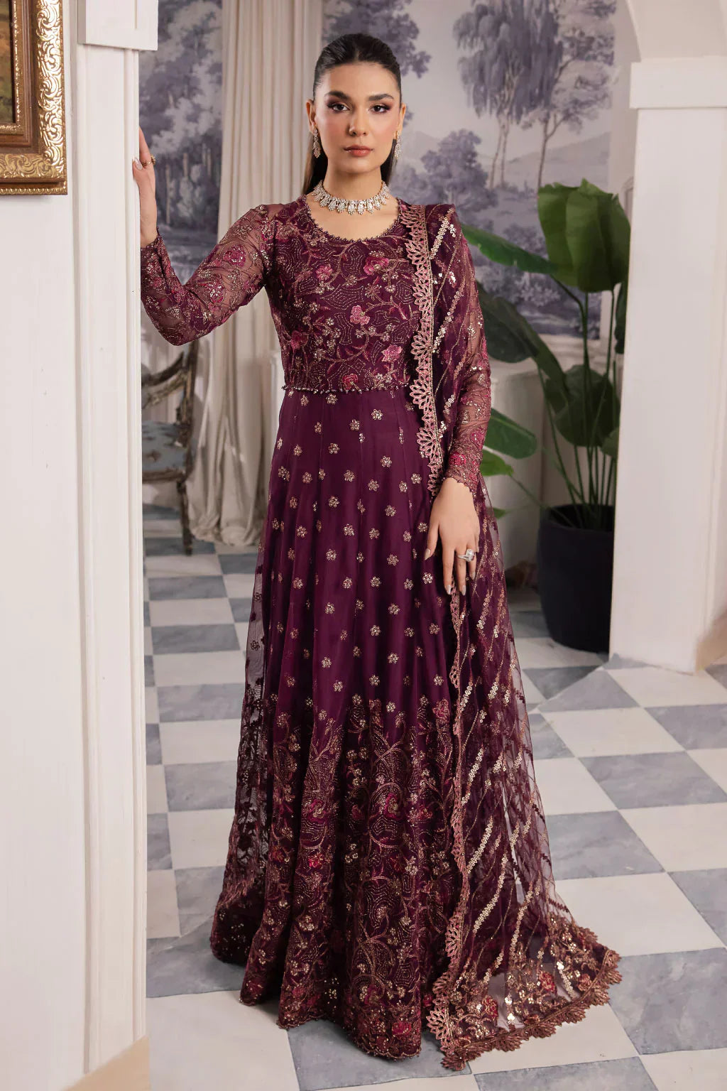 Iznik | Chinnon Chiffon | CC-37 AIDA - House Of Anaya