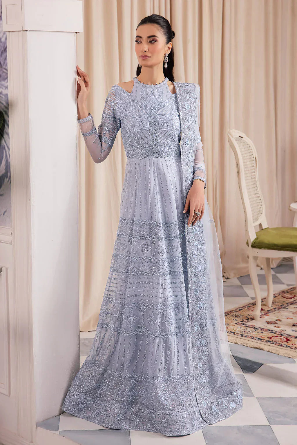 Iznik | Chinnon Chiffon | CC-38 IZARA - House Of Anaya