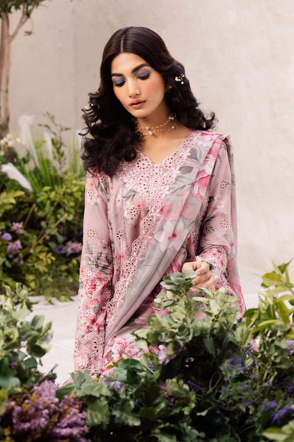 Iznik | Dahlia Embroidered Lawn | DL-09 - House Of Anaya